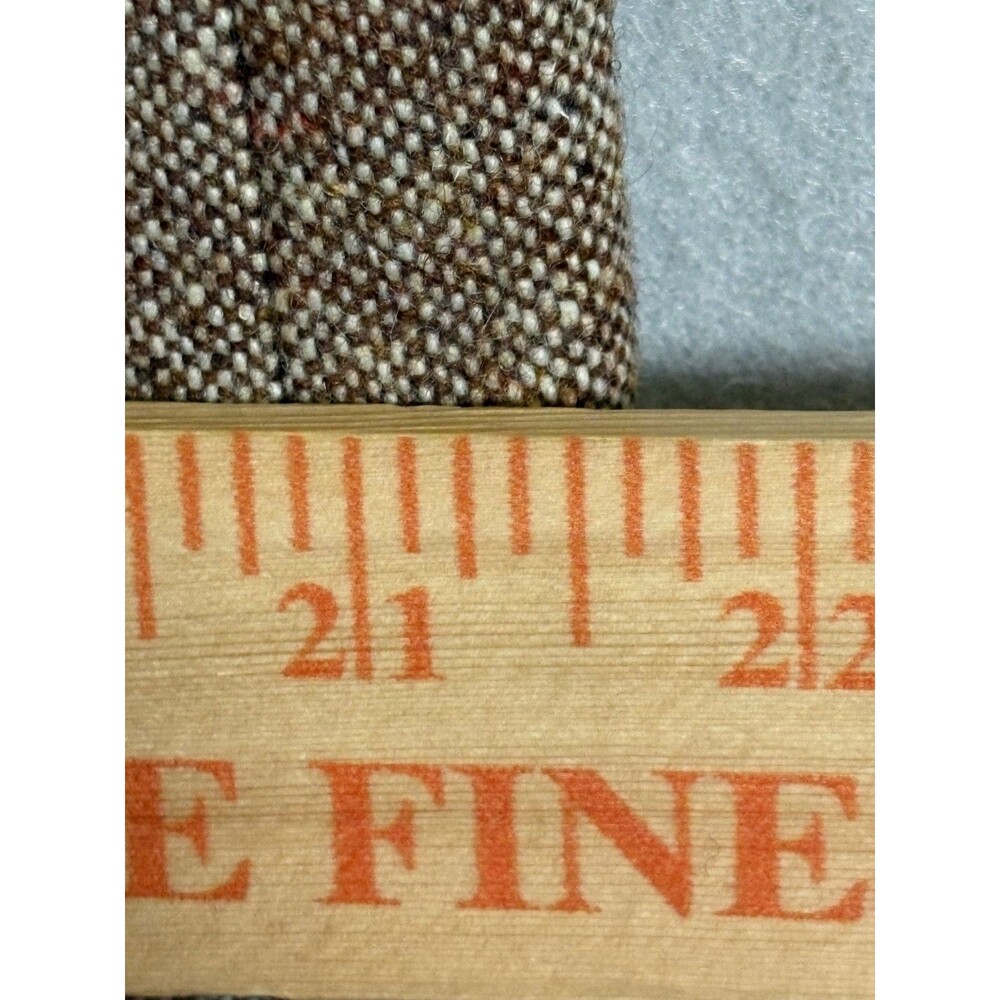 Vtg Andhurst Donegal Tweed Wool 3 Pc Suit Mens 42L Flare Leg Pants 37x33 - Picture 16 of 16